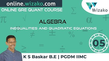 GRE® Algebra Sample Question 5 | Inequalities & Quadratic Equations |  GRE Sample Question