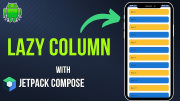 Create LAZY COLUMN with Jetpack Compose - Android Studio Tutorial