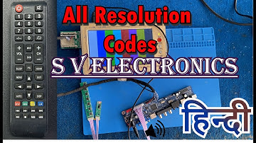 VS.T56U11.2 Service menu | Resolution Code | हिन्दी