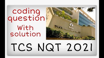 TCS NQT 2021 Coding Questions With Answers | Most Asked Questions |Must Watch