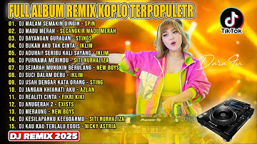 Full Album Remix Terpopuler 2025 || DJ Malam Semakin Dingin, DJ Madu Merah || VIRAL TIOKTOK