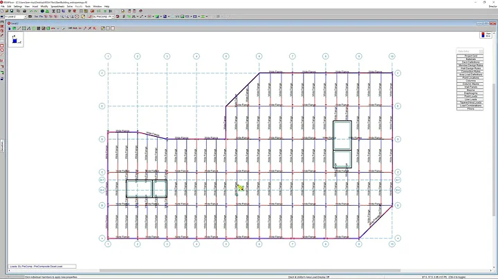 Web Openings in Steel Beams in RISAFloor