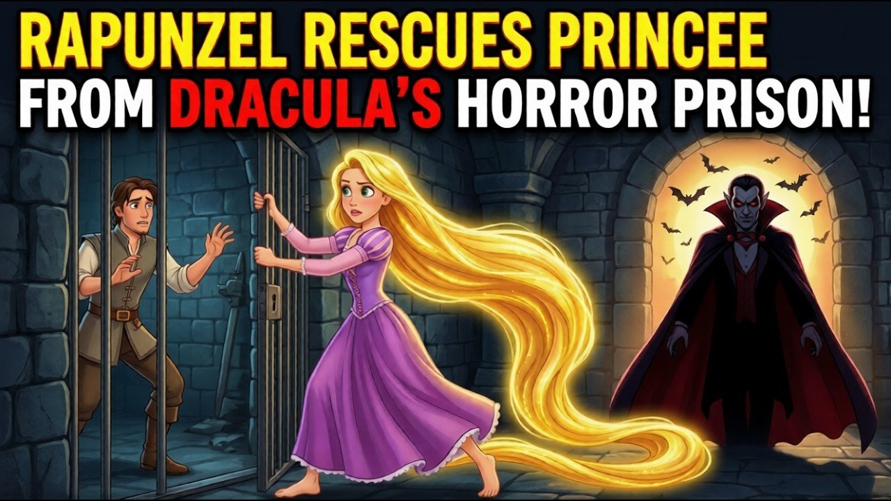 Волшебство золотых волос Рапунцель | Сказки | 3D-анимация