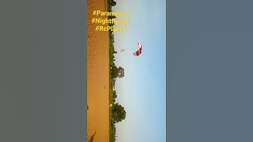 Night flying Rc Paramotor #Paramotor | #RcPlane |  #Homemade | #DIY | #Nightflying #shorts