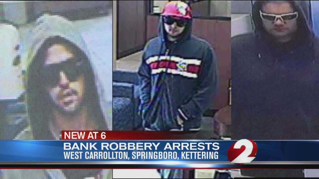 Two bank robbery suspects arrested for trio of bank heists - YouTube
