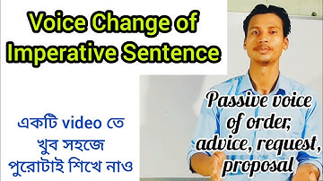 voice change of imperative sentence in bengali| imperative sentence voice change