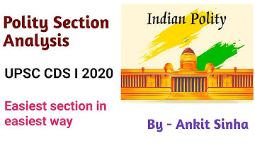 UPSC PYQs |  Polity | CDS I 2020 | #facetsofupsc