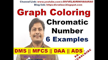 Graph Coloring || Chromatic Number || Graph Coloring Problem || Discrete Mathematics || MFCS || DAA