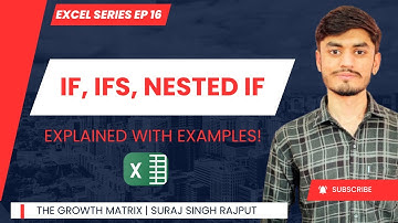 Master IF, IFS, and Nested IF in Excel | Full Beginner Guide | Suraj Singh Rajput
