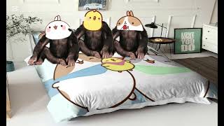 Molang Five Little Monkeys Jumping On The Bed