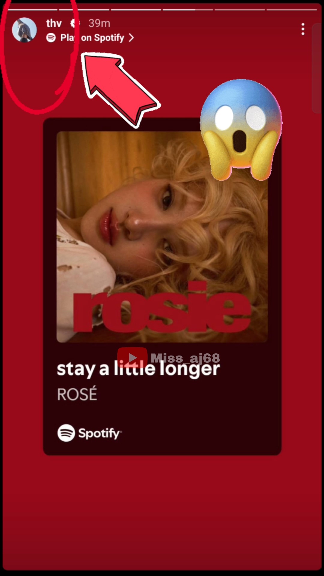 V posted Rosè 's song ?? #teahyung #bts #rosé #fypviralシ #ytshorts #blink #kpop @roses_are_rosie