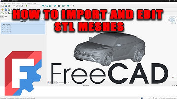 FreeCAD 1.0.1 Tutorial – How to Import and Edit STL Meshes