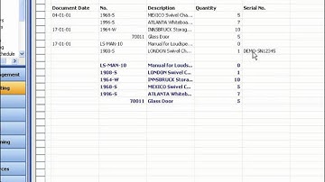 X-IPCS, Export Navision data to Excel