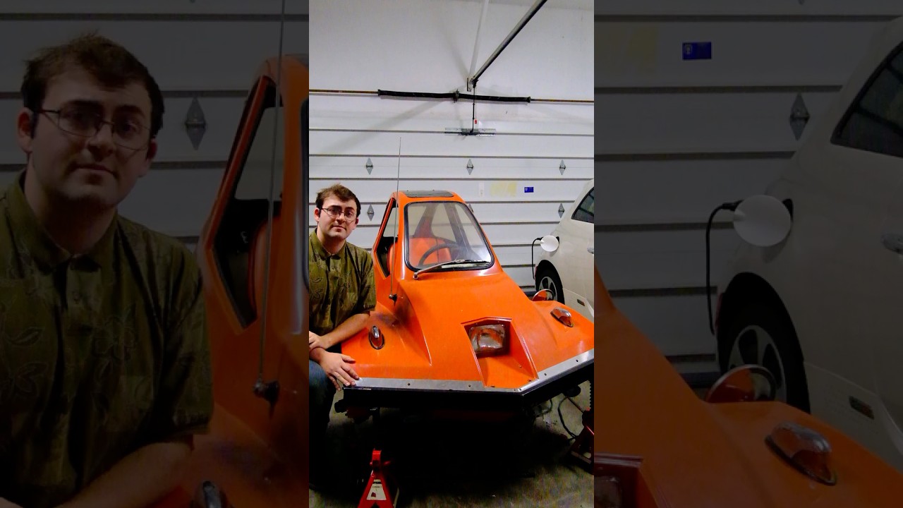 Миниатюрный автомобиль, расход топлива 100 миль на галлон 