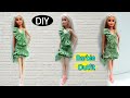 DIY doll dress making easy | Barbie Trendy Outfit | Mini Bag and Eye Glass  | Barbie Hacks &amp; crafts