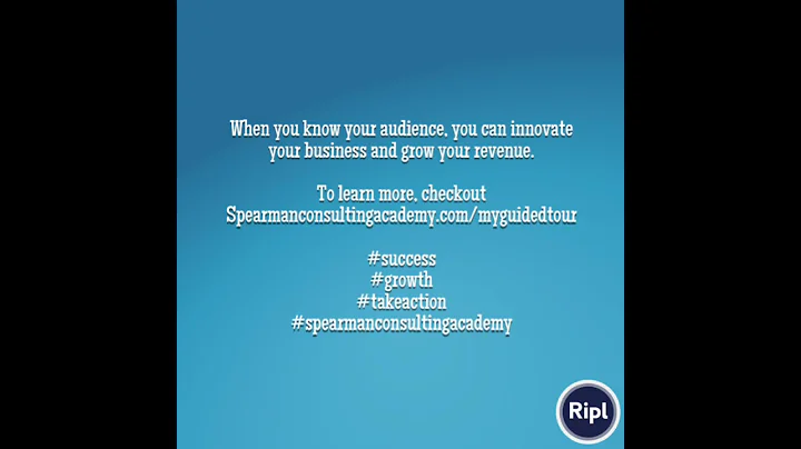 When you know your audience, you can innovate your...