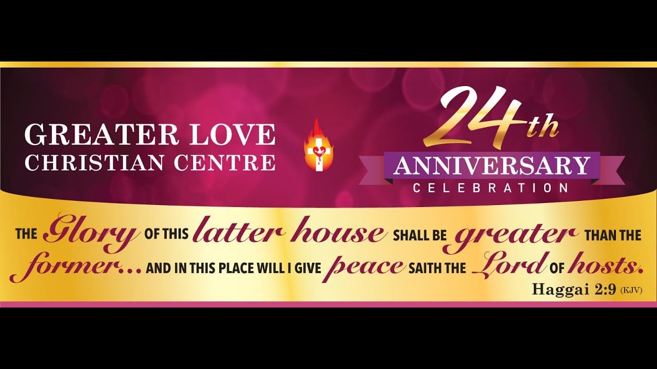 Greater Love Christian Centre Anniversary Services 04082023 YouTube