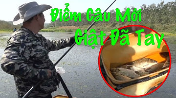 Trải nhiệm cùng người bản địa câu cá diếc tự nhiên ở Trung Quốc. Giật đã tay ở điểm câu mới