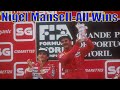 Nigel Mansell-All Wins / F1 champion /#shorts