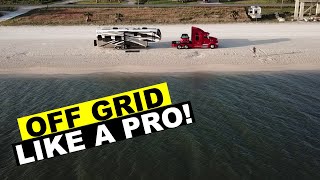 RV Boondocking Ideas and Tips! // Our RV SOLAR Setup // Full Time RV