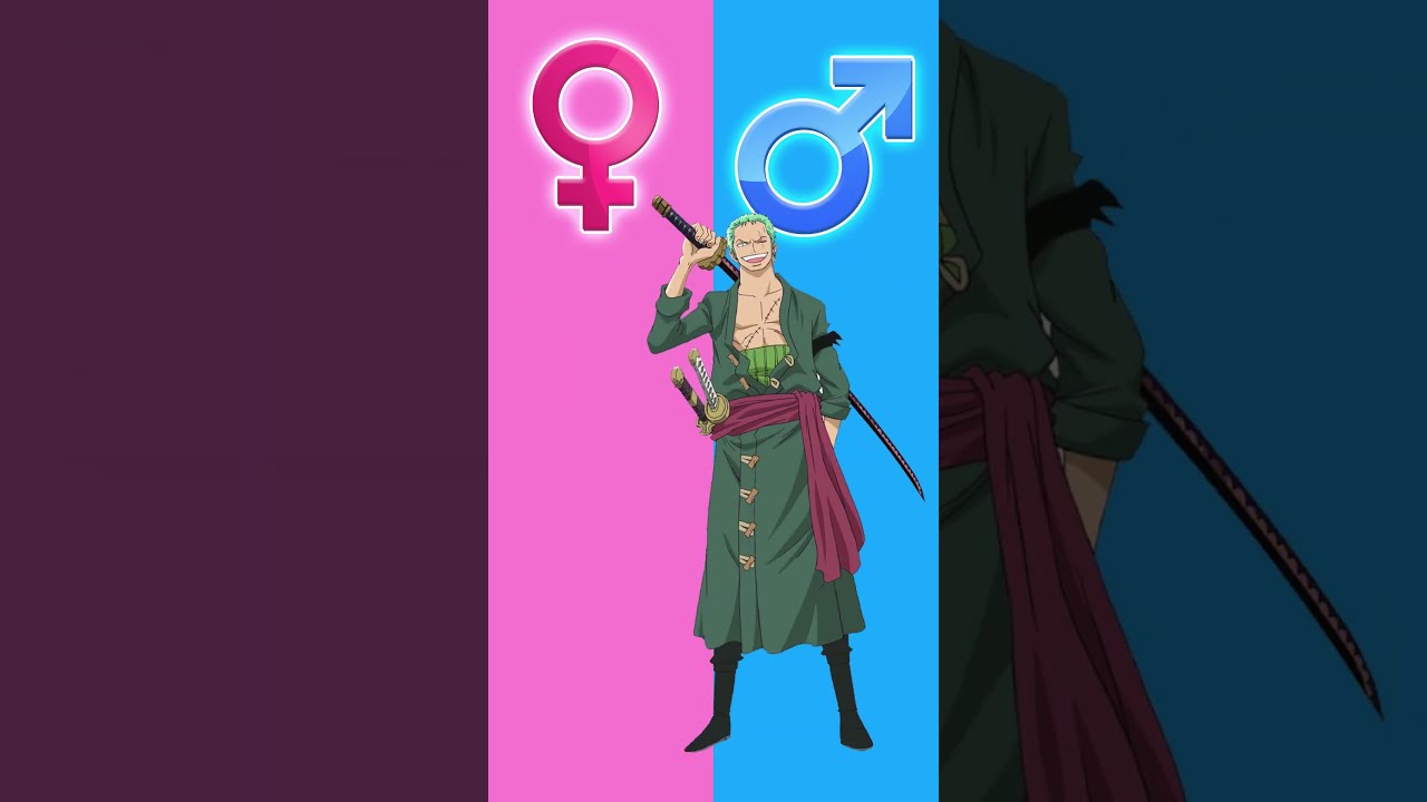  One Piece Characters Gender Swap Luffy Onepiece Zoro