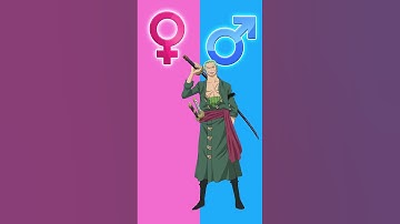Thumbnail of 【One Piece】characters Gender swap #luffy  #onepiece #zoro