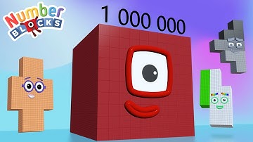 Looking for NumberBlocks Puzzle ONE MILLION Cube Numberblocks Number Pattern