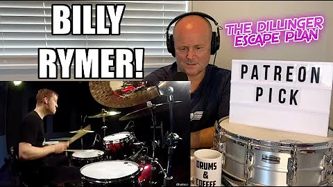 Drum Teacher Reacts | BILLY RYMER (The Dillinger E...