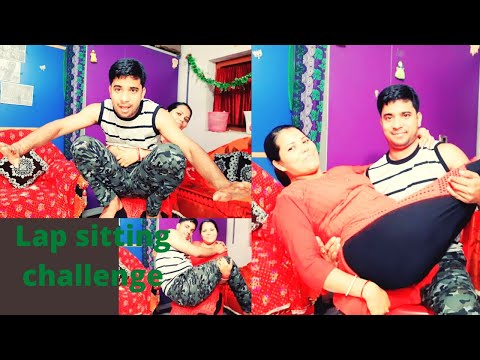 Lap sitting challenge with chair //Challenge vedio //Funny vedio //