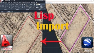 AutoCAD's Updated Vlx Lisp Direct Import & Export Image From Google Earth To CAD