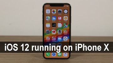 iOS 12 running on an iPhone X - Top Features!