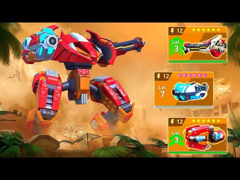 100% PURE DAMAGE! 💥 Stalker with Railgun 12, Tetra Rifle 12, Blast RPG 12 - Mech Arena