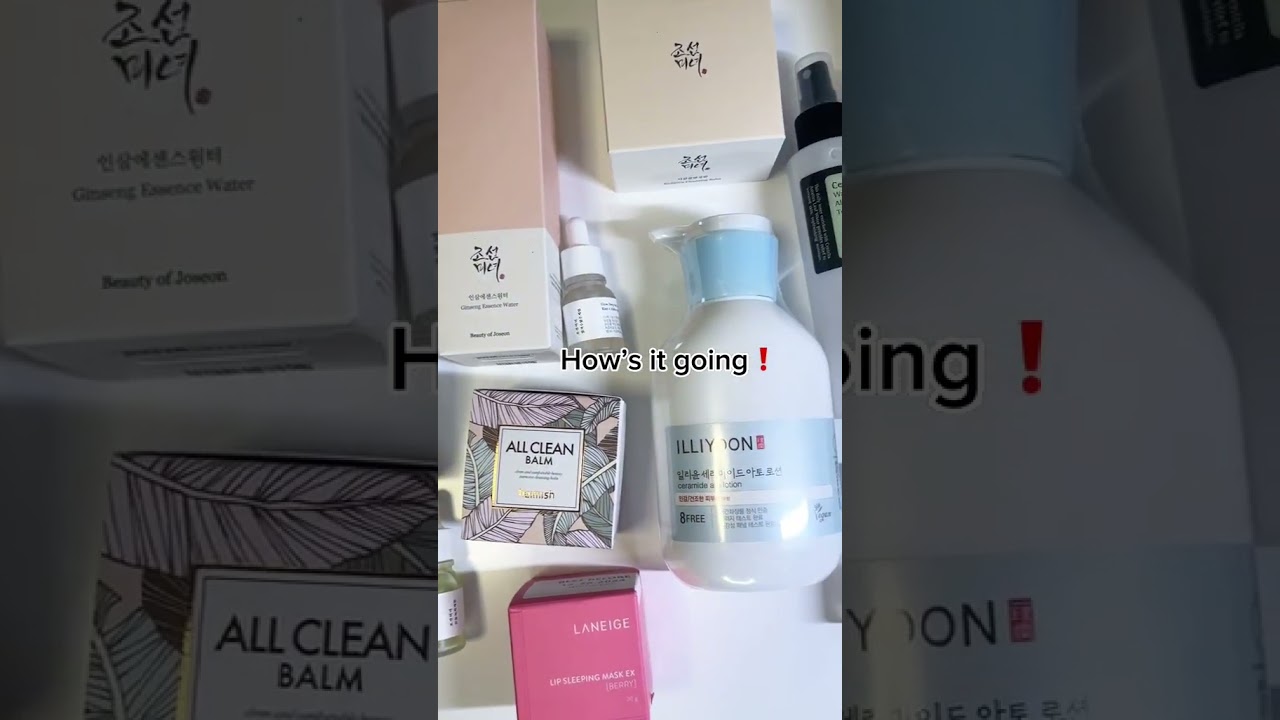 Unlock Flawless Skin:  Must-Have K-Beauty Products for Glowing Skin ✨✨