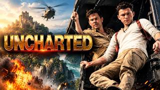 Uncharted (2022) Movie || Tom Holland, Mark Wahlberg, Antonio Banderas || HD Review & Facts
