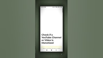 Channel Monetization Checker