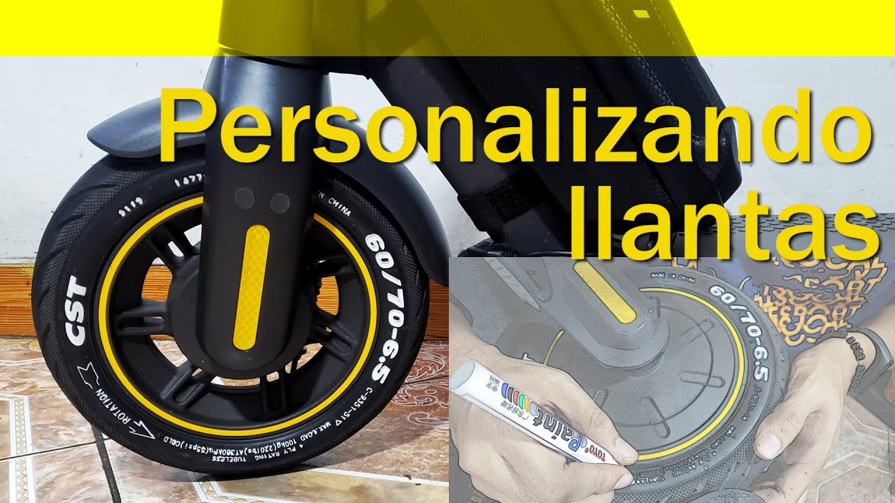 Scoot Personalisation Personalizando las llantas del scooter 🛴 | Modo deportivo - YouTube