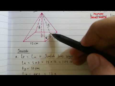 Video: Cara Mencari Luas Piramida Segi Empat Beraturan