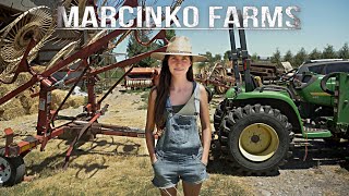 WELCOME to Marcinko Farms / Where we work on equipment more than farming with it.