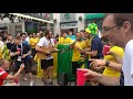 Концерт Бразильских болельщиков на улицах Казани World Cup 2018