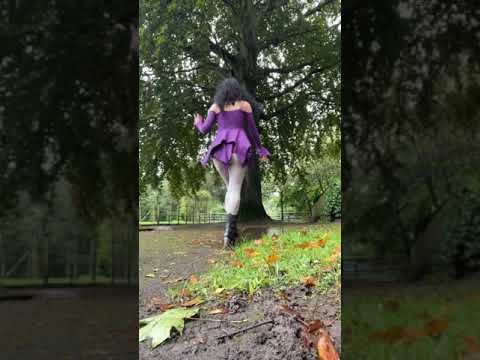 New rocks splashing in puddle