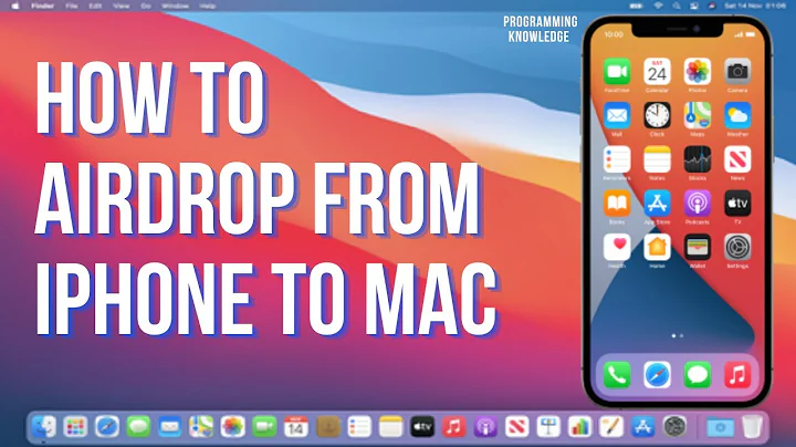 How to Airdrop from iPhone to Mac | How to AirDrop a file from your iPhone  to Mac