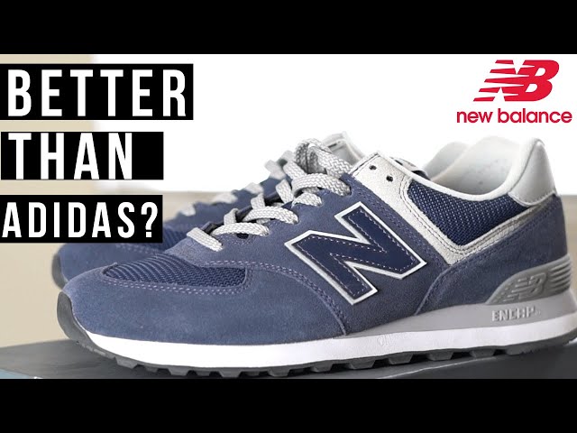 New Balance 574 Blue Review || On Feet - YouTube