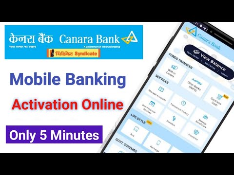 How to Activate Canara Bank Mobile Banking | Canara Bank Mobile Banking Registration Online 2020
