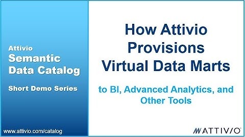 Provisioning Data Marts