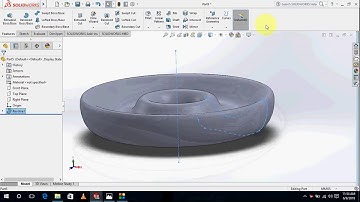 Solidworks 2016 3D basic features || Revolve & 2D sketch design Part-3