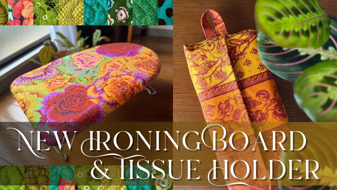 Solo Quilting Camp in May (Part 1)｜New Ironing board｜Tissue Covers｜Patchwork Quilt Vlog