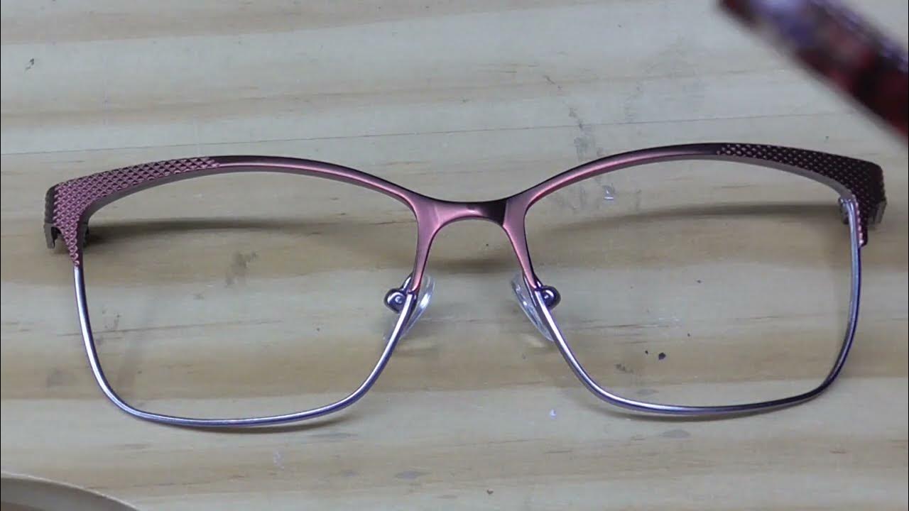 Aligning a Spring Hinge on a Pair of Prescription Eyeglasses Using