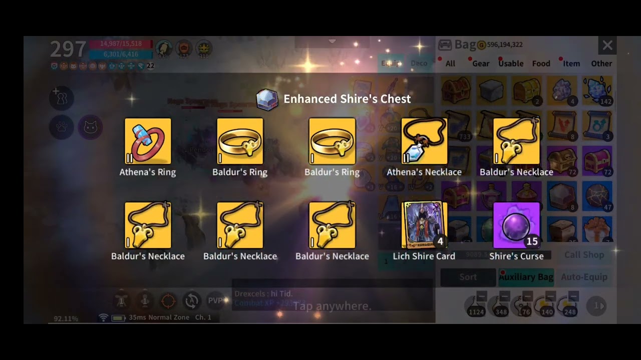 Moonlight Sculptor : Open 100 Enchanced Shire's Chest (Necromancer's Secret)