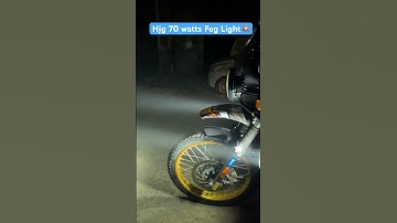 Thumbnail of Hjg 70 watts Fog Light #hjg #foglights #hjgfoglight #round #light #powerful #bike #himbellvlogs