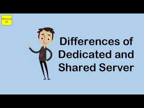 Differences of Dedicated and Shared Server